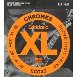 D'Addario ECG23 XL Chromes® Flat Wound