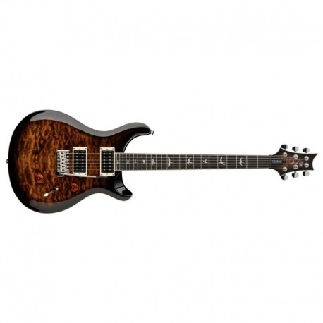 PRS SE Custom 24 Quilt Black Gold Burst