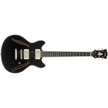 D'Angelico Excel Mini DC Tour Solid Black